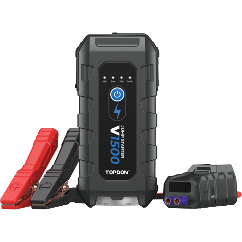 D&eacute;marreur d'appoint, survolteur, banque d'alimentation et lampe de poche V1500 PB Rental Co. Ltd.