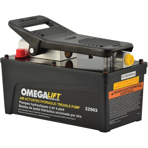 Pompe &agrave; pied pneumatique 10 000 PSI avec r&eacute;servoir de 91,5 po³ PB Rental Co. Ltd.