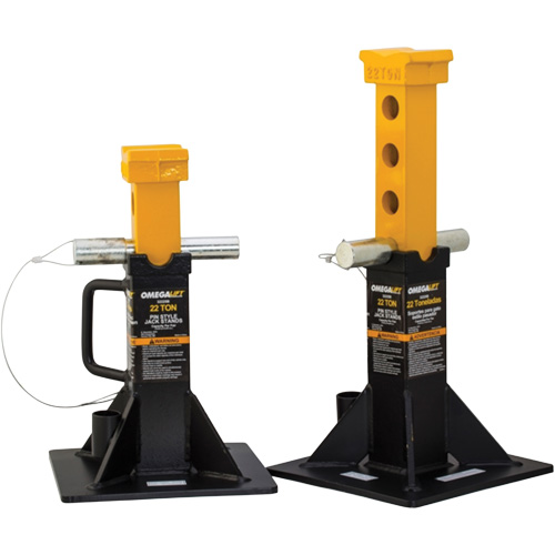 Heavy-Duty Jack Stand, Locking Pin, 22 Tons Capacity, 12-1/4" - 19-7/8" H PB Rental Co. Ltd.