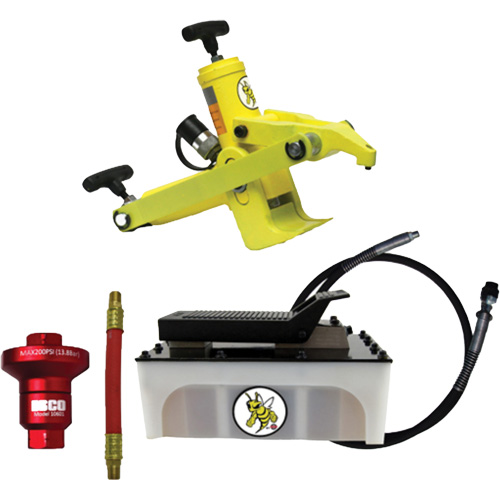 Ensemble de brise-talon de style combin&eacute; Yellow Jackit PB Rental Co. Ltd.