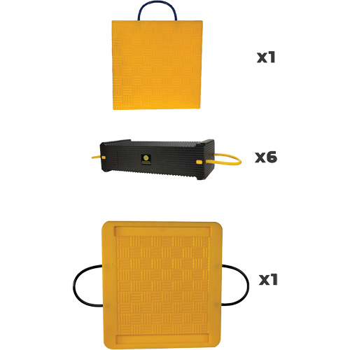 Ensemble de syst&egrave;me de sout&egrave;nement en composite CribLok 8 mcx PB Rental Co. Ltd.