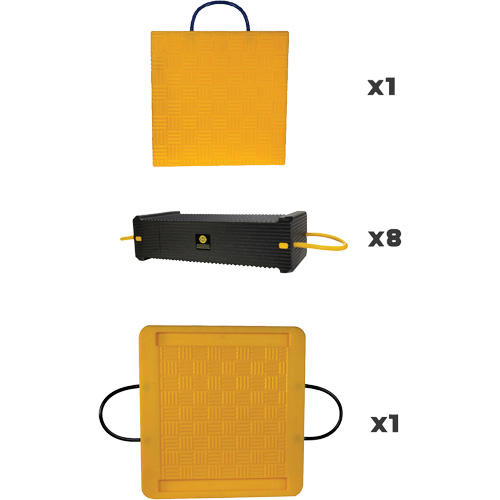 Ensemble de syst&egrave;me de sout&egrave;nement en composite CribLok 10 mcx PB Rental Co. Ltd.