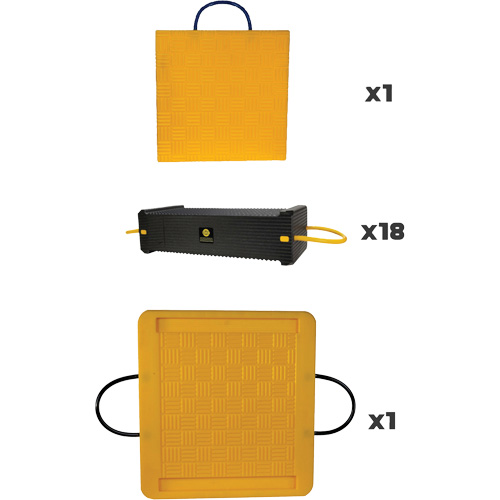 Ensemble de syst&egrave;me de sout&egrave;nement en composite CribLok 20 mcx PB Rental Co. Ltd.