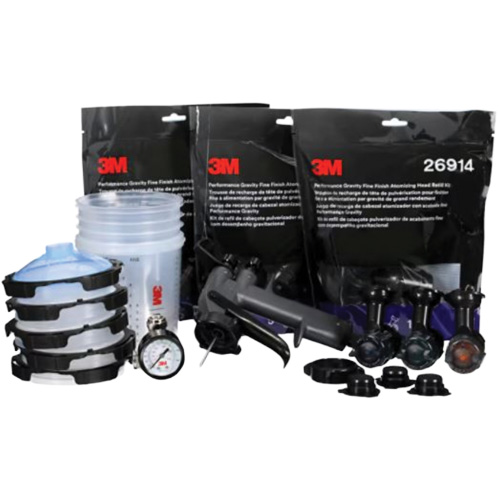 Syst&egrave;me de pistolet pulv&eacute;risateur Performance pour finition fine avec godets PPS, 13 pi³/min, 29 psi PB Rental Co. Ltd.