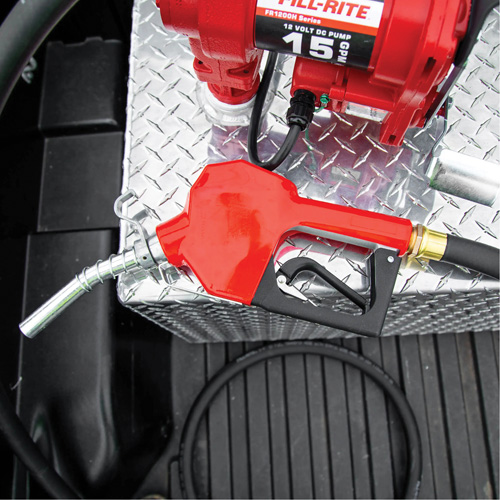 Pistolet de distribution automatique rouge pour essence PB Rental Co. Ltd.