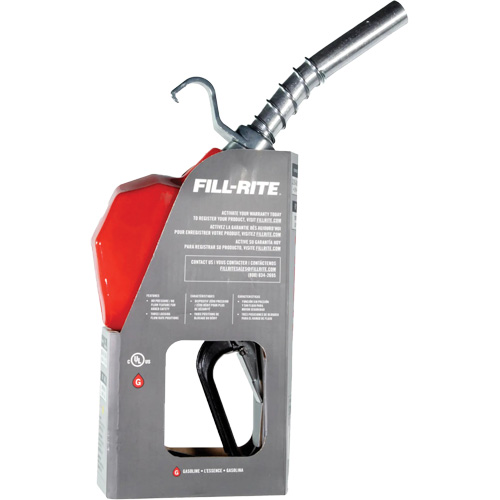 Pistolet de distribution automatique rouge pour essence PB Rental Co. Ltd.