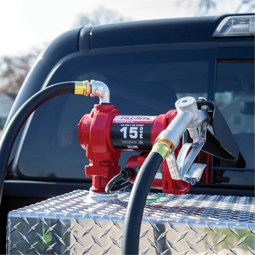 12V DC Fuel Transfer Pump with Nozzle PB Rental Co. Ltd.