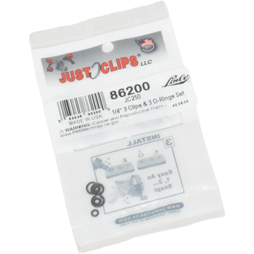 1/4" Clips & O-Rings Set PB Rental Co. Ltd.