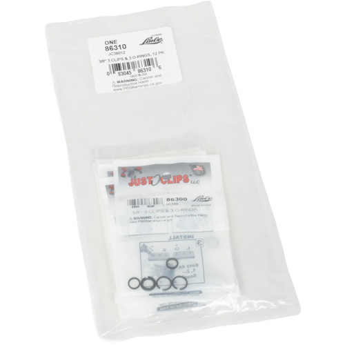 Jeu de clips et joints toriques de 3/8 po - en vrac PB Rental Co. Ltd.