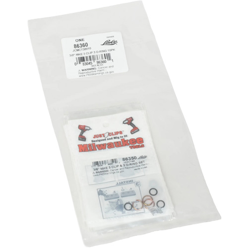 Jeu de clips et joints toriques de 3/8 po pour Milwaukee - en vrac PB Rental Co. Ltd.