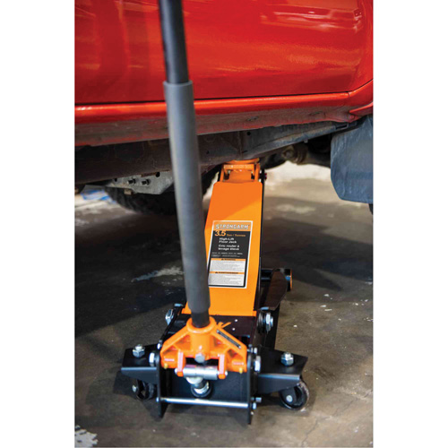 Cric rouleur &agrave; levage &eacute;lev&eacute; avec manche en 2 morceaux, 3,5 tonne(s) Capacit&eacute;, 3-7/20" Abaiss&eacute;e, Hydraulique &agrave; main PB Rental Co. Ltd.