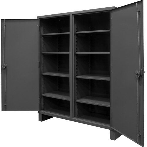 Extra Heavy-Duty Cabinet, Steel, 8 Shelves, 78" H x 72" W x 24" D, Grey PB Rental Co. Ltd.