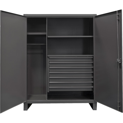 Vestiaire tr&egrave;s robuste, Acier, 48" la x 24" p x 78" h, Gris PB Rental Co. Ltd.