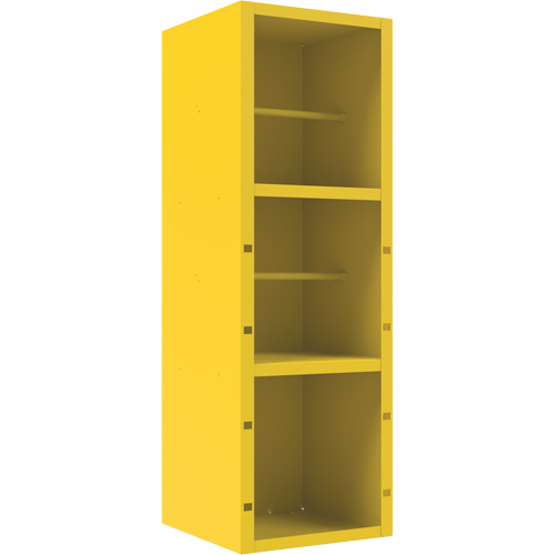 Spill Control Cabinet, 1 Shelves, 72" H x 24" W x 24" D, Steel, Yellow PB Rental Co. Ltd.