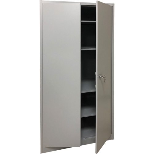 Storage Cabinet, Steel, 4 Shelves, 78" H x 36" W x 24" D, Grey PB Rental Co. Ltd.