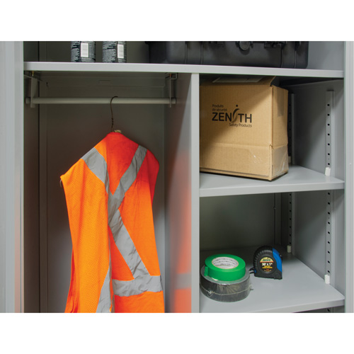 Combination Storage Cabinet, 36" W x 18" D x 72" H, Grey PB Rental Co. Ltd.