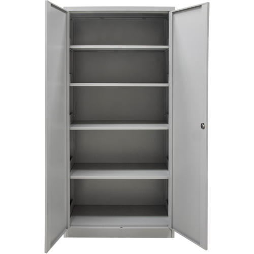 Hi-Boy Storage Cabinet, Steel, 4 Shelves, 72" H x 36" W x 18" D, Grey PB Rental Co. Ltd.