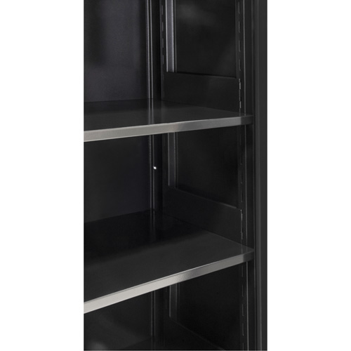 Hi-Boy Storage Cabinet, Steel, 4 Shelves, 72" H x 36" W x 18" D, Black PB Rental Co. Ltd.