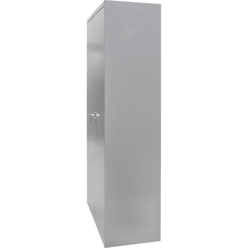 Wardrobe Storage Cabinet, Steel, 36" W x 18" D x 72" H, Grey PB Rental Co. Ltd.