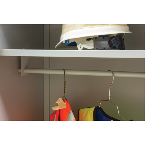 Wardrobe Storage Cabinet, Steel, 36" W x 18" D x 72" H, Grey PB Rental Co. Ltd.