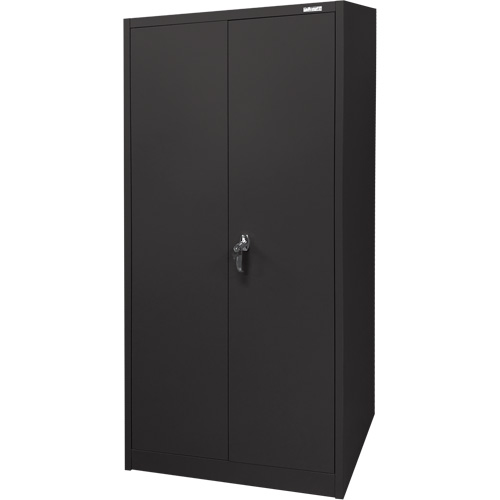 Storage Cabinet, Steel, 4 Shelves, 66" H x 30" W x 15" D, Black PB Rental Co. Ltd.