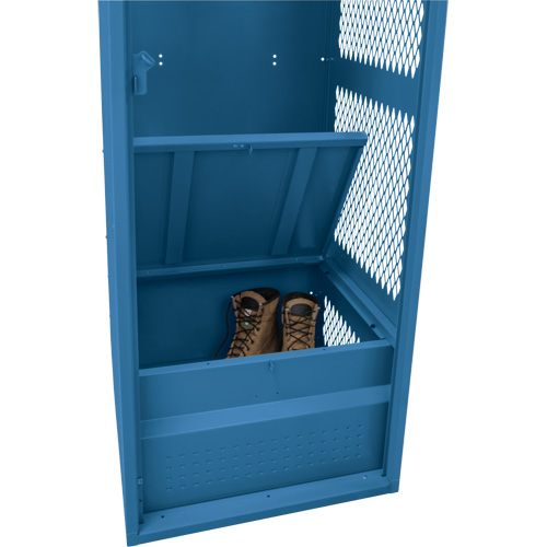 Casier pour &eacute;quipement, Acier, 24" la x 18" p x 72" h, Bleu fonc&eacute; PB Rental Co. Ltd.