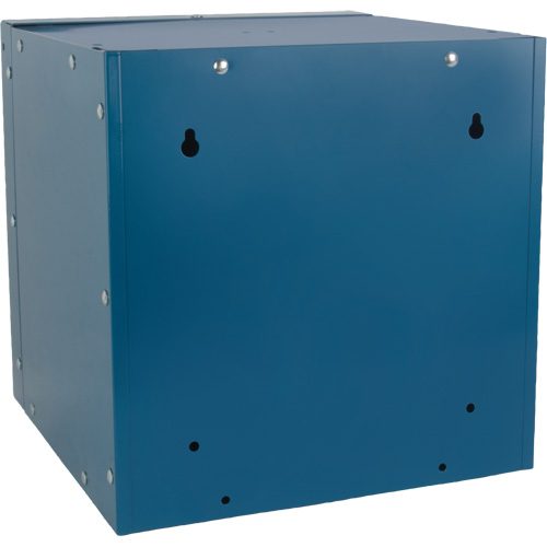 Casier cubique empilable, 12" x 12" x 12", Acier, Bleu, D&eacute;mont&eacute; PB Rental Co. Ltd.