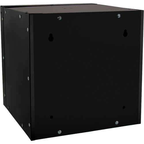 Casier cubique empilable, 12" x 12" x 12", Acier, Noir, D&eacute;mont&eacute; PB Rental Co. Ltd.