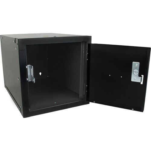 Casier cubique empilable, 12" x 18" x 12", Acier, Noir, D&eacute;mont&eacute; PB Rental Co. Ltd.