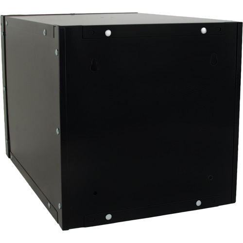 Casier cubique empilable, 12" x 18" x 12", Acier, Noir, D&eacute;mont&eacute; PB Rental Co. Ltd.