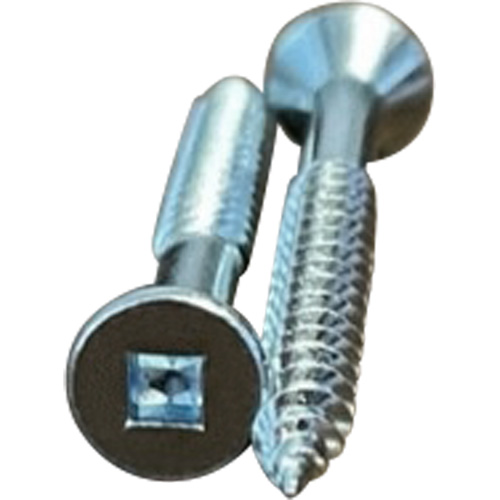 Flat SOC Wood Screws, #10 x 2" L, Zinc Plated PB Rental Co. Ltd.