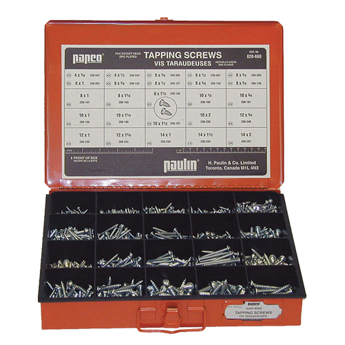 Assortiment de vis de taroudage de douille &agrave; pan PB Rental Co. Ltd.