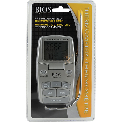 Meat Thermometer, Contact, Digital, 14-392°F (10-200°C) PB Rental Co. Ltd.