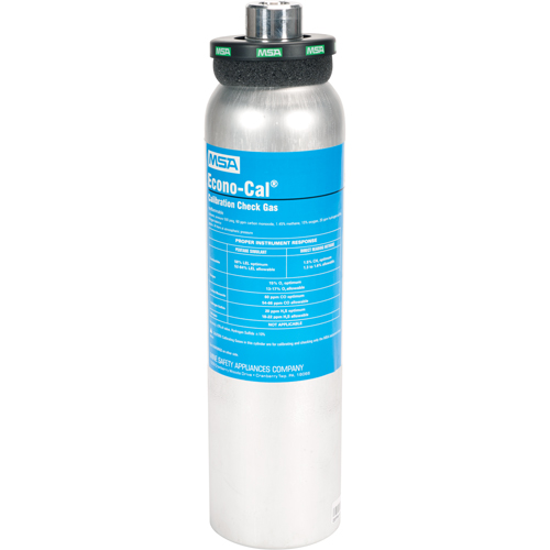 Gaz d'essai d'&eacute;talonnage, 4 M&eacute;lange de gaz, CH4/CO/H2S/O2, 34 litres PB Rental Co. Ltd.