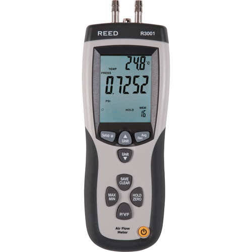 Pitot Tube Anemometer/Differential Manometer with Air Volume, Digital, 0 - 0.752 PSI PB Rental Co. Ltd.