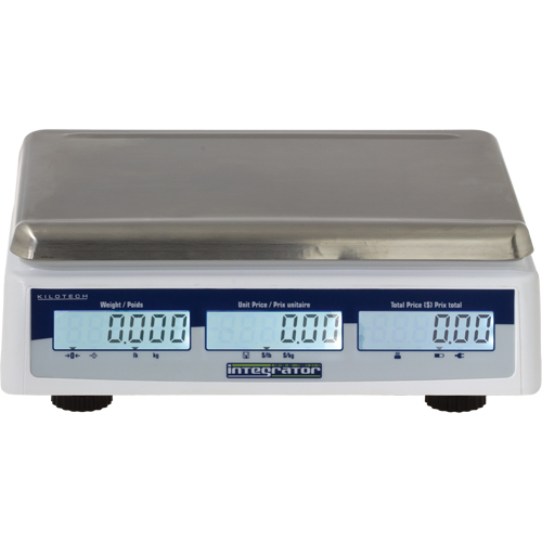 Balance &agrave; calcul de prix Integrator C15, Capacit&eacute; 30 lb / 15 kg, Graduations 0,005 lb / 0,002 kg PB Rental Co. Ltd.