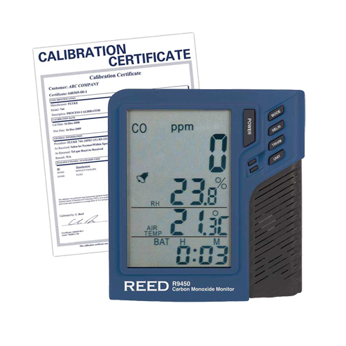 Carbon Monoxide Monitor with Temperature & Humidity with Calibration Certificate PB Rental Co. Ltd.
