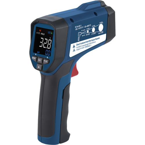 Professional Infrared Thermometer, -26 - 1472° F ( -32 - 800° C ), 30:1, Adjustable Emmissivity PB Rental Co. Ltd.