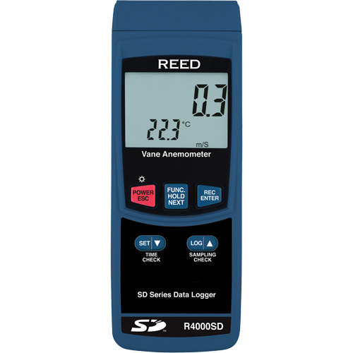 Thermo-Anemometer, Data Logging, 0.4 - 30 m/sec Air Velocity Range PB Rental Co. Ltd.