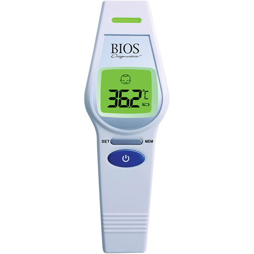 Non-Contact Forehead Thermometer, 0°C - 100.0°C (32.0°F - 212.0°F), Fixed Emmissivity PB Rental Co. Ltd.