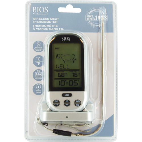 Wireless Meat & Poultry Thermometer, Contact, Digital, 32-482°F (0-250°C) PB Rental Co. Ltd.