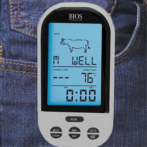 Wireless Meat & Poultry Thermometer, Contact, Digital, 32-482°F (0-250°C) PB Rental Co. Ltd.