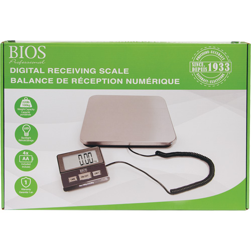 Digital Receiving Scale, 220 lbs. Cap., 1 lbs. Graduations PB Rental Co. Ltd.