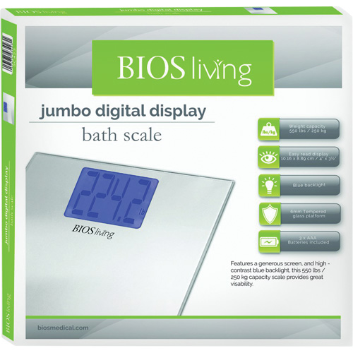 Jumbo Digital Display Scale, 550 lbs. Cap., 0.2 lbs. / 0.1 kg Graduations PB Rental Co. Ltd.