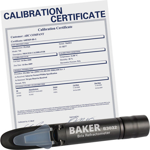 R&eacute;fractom&egrave;tre avec certificat ISO, Analogue (verre-regard)-Num&eacute;rique, Br PB Rental Co. Ltd.