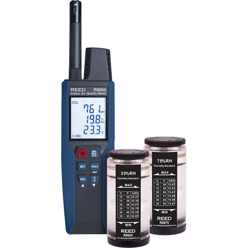 Data Logging Indoor Air Quality Meter with Humidity Calibration Standards PB Rental Co. Ltd.
