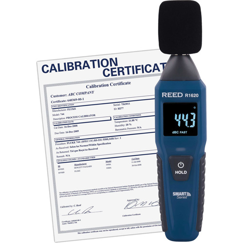 Sonom&egrave;tre Bluetooth Smart Series avec certificat de calibration, Gamme de mesure 30 - 130 dB PB Rental Co. Ltd.