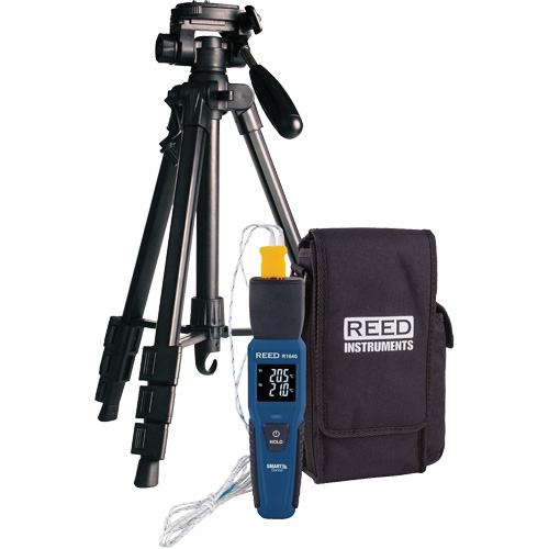 Thermom&egrave;tre &agrave; thermocouple de s&eacute;rie intelligente R1640 avec tr&eacute;pied, Contact, Num&eacute;rique, 32-122°F (0-50°C) PB Rental Co. Ltd.