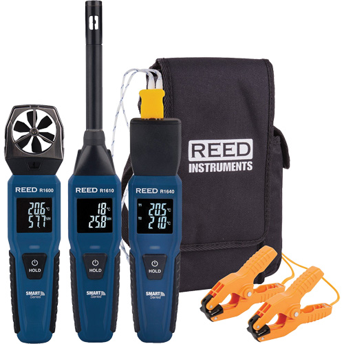 Trousse de CVCA avec enregistreur de donn&eacute;es Bluetooth de s&eacute;rie intelligente R16X0, Contact, Num&eacute;rique PB Rental Co. Ltd.