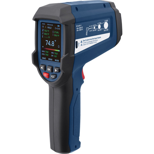 Professional Infrared Thermometer with Integrated Type K Thermocouple, -58 - 3362°F (-50 - 1850°C), 55:1, Adjustable Emmissivity PB Rental Co. Ltd.